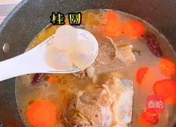 Stick bone yam Illustration of how to make soup 8