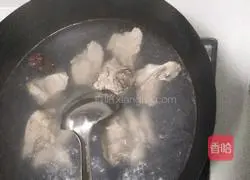 Illustration of how to make yam spine soup 8