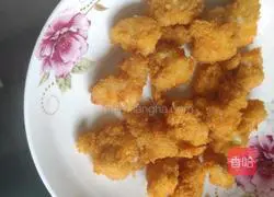 Illustration of how to make chicken popcorn 7