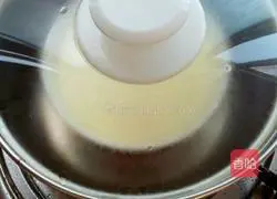Illustration of how to make steamed egg custard 7