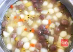 Illustration of how to make rock sugar and snow pear glutinous rice balls 11