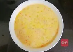 Illustration of how to make rice and egg custard (baby food supplement) 10