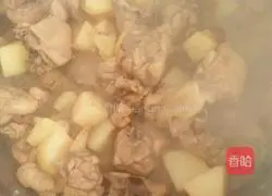 Potato stewed chicken legs Illustration of how to do it 10