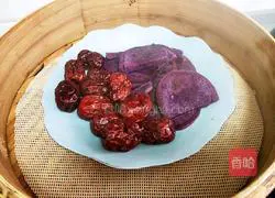 Milk-flavored purple sweet potato cake recipe 2