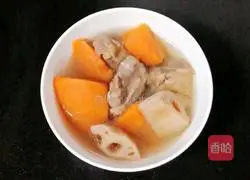 Illustration of how to make pork ribs noodle soup (baby food supplement) 2