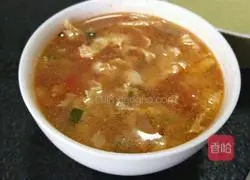 Tomato and egg soup recipe 10