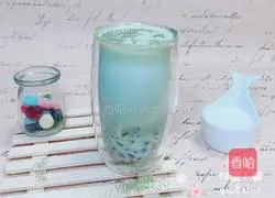 Red Bean Matcha Milk Recipe Illustration 9