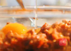 Water chestnuts, millet beef Illustration of how to make the ball 4