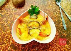 Illustration of how to make steamed eggs with mushrooms and shrimps 7