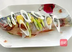 Illustration of how to make steamed seabass 2