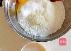 Illustration of how to make pretzel pancakes 1