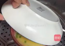 Illustration of how to make steamed eggs with green onion (pudding texture) 3