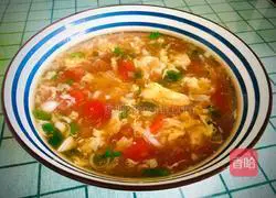 Illustration of how to make tomato and egg soup 7