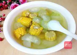 Illustration of how to make delicious corn and pumpkin soup 6