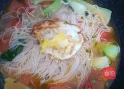 Illustration of how to make tomato and egg noodles 5