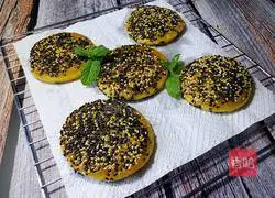 Illustration of how to make sweet potato bean paste cake 21