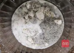 Illustration of how to make baked bean dregs cake 2