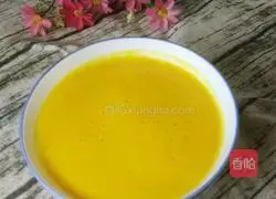 Illustration of how to make pumpkin milk paste 6