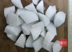 White radish stewed beef#light food and reduce fat#Recipe illustration 8