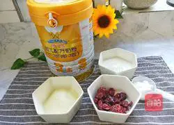 Illustration of how to make the healthiest snack, sour milk lactose 1