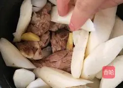 Zongzi bone yam soup Illustration of how to do it 6