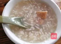 Illustration of how to make glutinous rice cake with sugar water 7