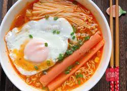 Illustration of how to make Li's instant noodles 6