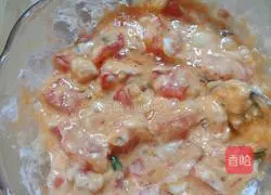 Illustration of how to make tomato egg pancake 3