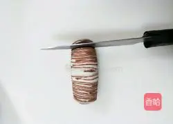 Illustration of how to make wood grain steamed buns 7