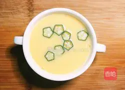 Illustration of how to make steamed eggs with okra 4