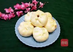 Illustration of how to make yam and bean paste buns 22