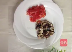 Illustration of how to make mushroom and tofu soup 2