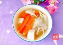 Pleurotus ostreatus Illustration of how to make tofu soup 11