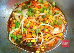 Fried instant noodles Illustration of how to do it 6