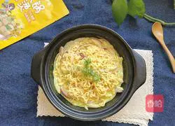 Milk curry instant noodles recipe 9