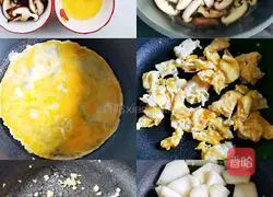 Winter Melon, Mushroom and Egg Soup Recipe Illustration 1