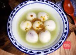 Illustration of how to make sweet-scented osmanthus and purple sweet potato dumplings 12