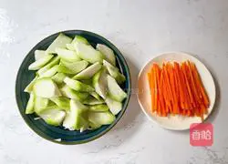 Shopped loofah soup Practice illustration 3