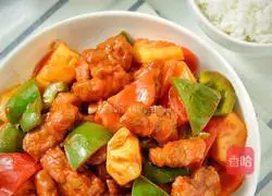 Illustration of how to make pineapple sweet and sour pork 10
