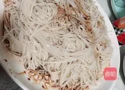 Illustration of how to make scallion oil noodles 2