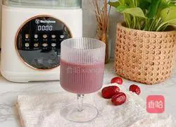 Illustration of how to make red date cereal rice paste 11