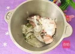 Illustration of how to make mung bean and pumpkin dumpling soup 7