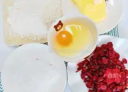 Illustration of how to make cranberry cookies 1