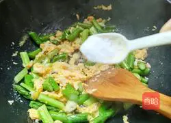 Asparagus Illustration of how to make scrambled eggs 12