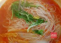 Illustration of tomato soup noodles 9