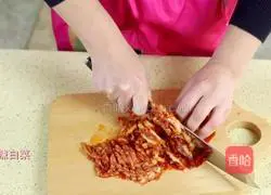 Illustration of Korean Spicy Cabbage Noodles 2