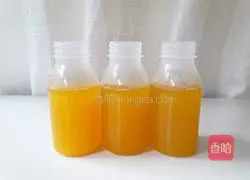 Illustration of how to make orange jelly into milk 4