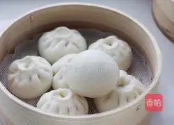 Illustration of how to make bean paste buns 11