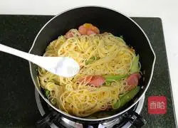 Pumpkin Sausage and Asparagus Pasta Recipe Illustration 11