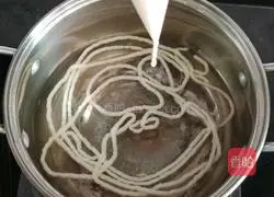Illustration of how to make yam minced meat noodles (baby food supplement) 10